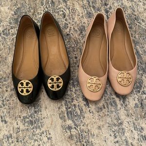 Tory Burch set of flats size 8